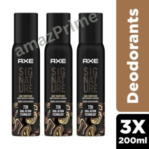 Axe Signature Dark Temptation Long Lasting Deodorant Body Perfume For Men 200ml