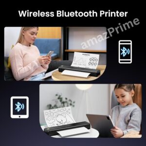 Phomemo M08E Portable Printer – Inkless Thermal Printing for Everyday Needs